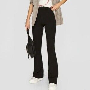 Lysse Wide Leg Flared Elysse Business Casual Ponte Pant